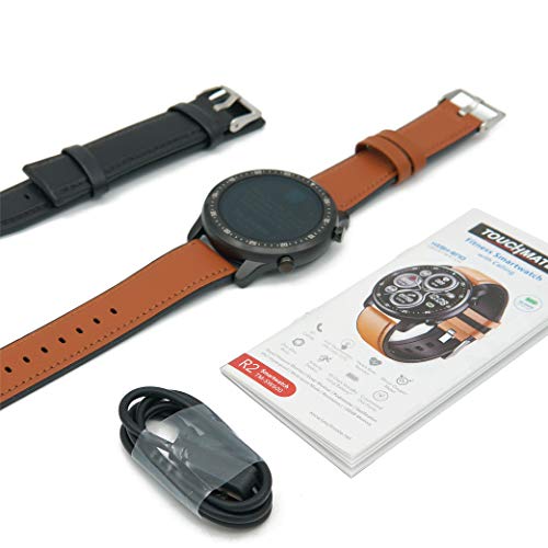 Image of TOUCHMATE Fitness Smart Watch with 1.3 inch Sharp Touch IPS Screen, Blood Oxygen meter, Phone Calling, Pedometer, Notifications, Health Monitoring, Activity Tracker & Waterproof IP67 (TM-SW600)
