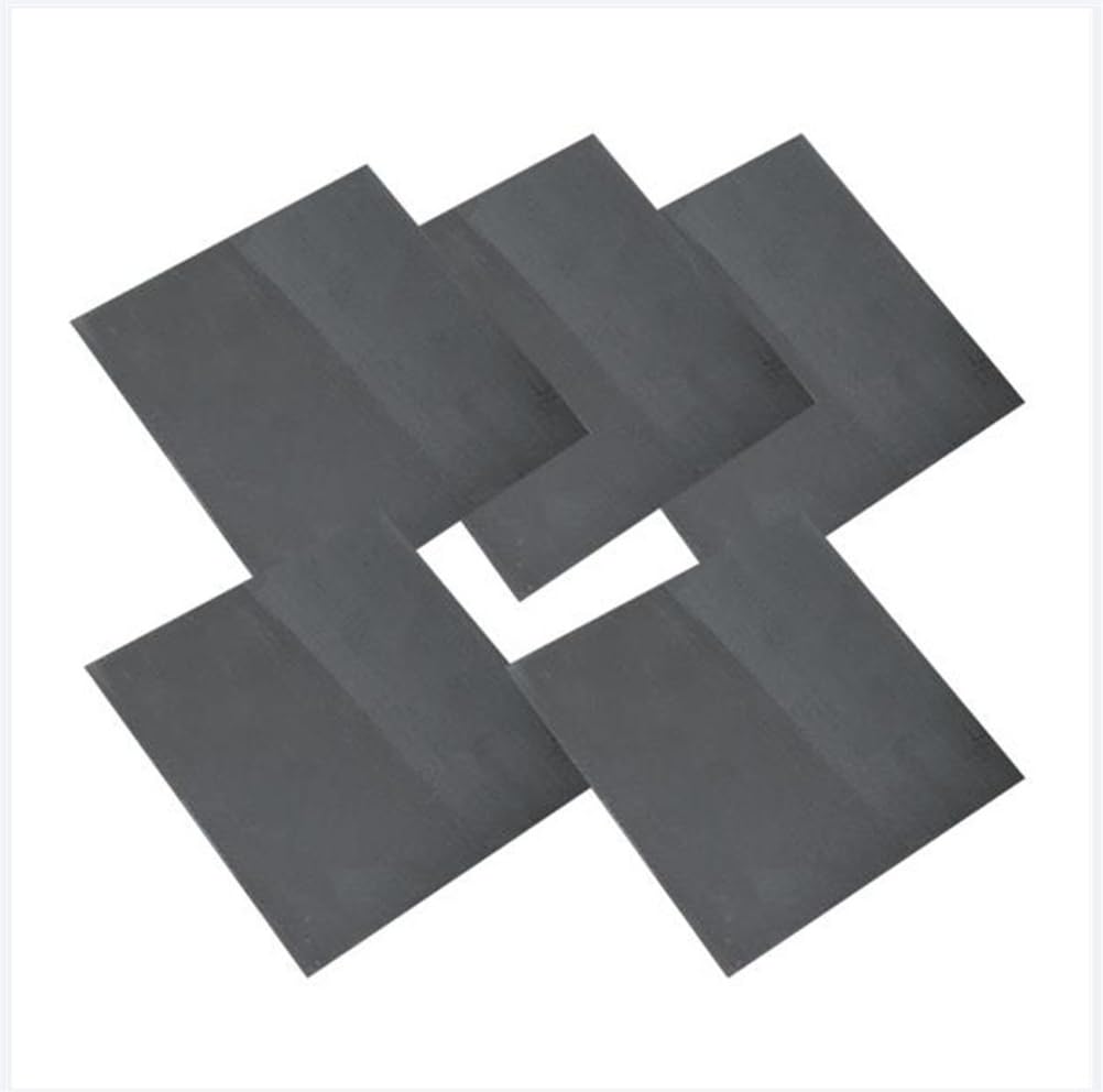 Płyta z folii grafitowej o wysokiej czystości do przewodzącego rozpraszania ciepła - 50 mm x 50 mm x 0,5 mm do 10 mm(Thickness 10mm 5pcs)