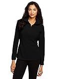 Columbia Women's Glacial Fleece 1/2 Zip Jacket-Black-XL