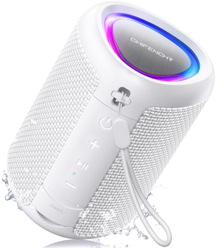 Image of Portable Bluetooth Speaker Beach Essentials: IPX5 Waterproof for Outdoor /Powerful HD Sound /Dynamic Light /All Day Playtime /Wireless BT 5.3 /TWS Pairing, Travel|Camping|Pool Accessorie, School Supplies