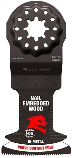 Diablo DOS175BW10 1-3/4" Demo Demon™ Starlock Bi-Metal Oscillating Blades for Nail-Embedded Wood (10-Pack)