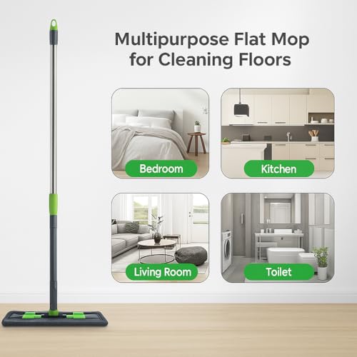 Image of Solar Panel Cleaning Brush with Telescopic Handle - Soft Microfiber Mop for Solar Panels, Windows, Roof - Extendable Pole for Outdoor Cleaning, Scratch-Free & Streak-Free Wash
