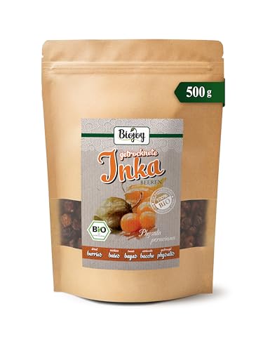 Biojoy BIO-Physalis (500 g), getrocknete und ungeschwefelte Inkabeeren