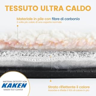Mora Pets Tappetino riscaldante gatto Coperta autoriscaldante Cuscino per gatti e cani Tappeto riscaldante Senza elettricità e batterie Coperta termica Rimovibile e Lavabile 61 x 45 cm