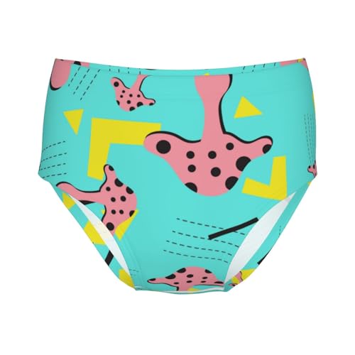 Retro Mushroom Girls' Underwear Soft Cotton Little Girls Panties Comfort Briefs