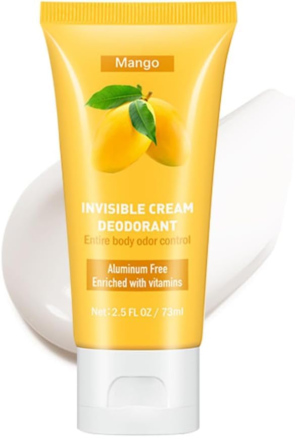 Desodorante de cuerpo entero para mujeres, control de olores de 72 horas, desodorante para mujeres, desodorante corporal en crema invisible, desodorante para...