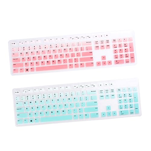 Protector de teclado de silicona para evitar líquidos y suciedad en la oficina