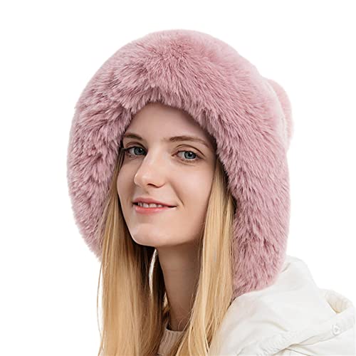 Chapeau de ski de neige mignon et bonnet d'hiver thermique femme