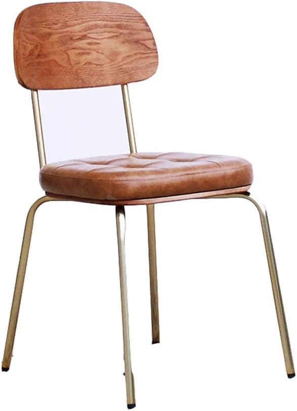 Industrial Household Retro Iron Soft Package Backrest Armchair Restaurant Bar Chair