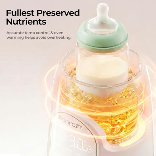 Image of Momcozy NightPro Bottle Warmer for Baby Breast Milk with Night Light