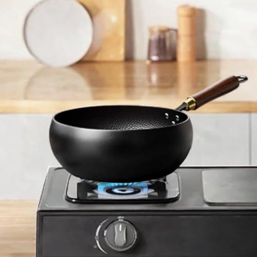 Wok Predolo 9.45 in con mango de madera miniatura 4