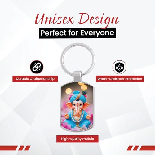Image of Premium Printed Metal Keychain for Men & Women | High-Definition Artwork Print | Durable Key Ring for Car, Bike, Home & Office Keys | Stylish Decorative Key Holder Gift