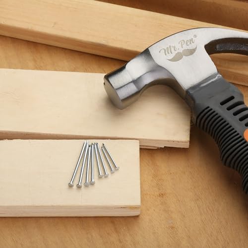 Image of Mr. Pen- Nail Assortment Kit, 400 Pcs, 6 Sizes, Silver Picture Hangers