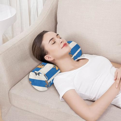 Almohada cilíndrica espuma viscoelástica para cuello miniatura 5