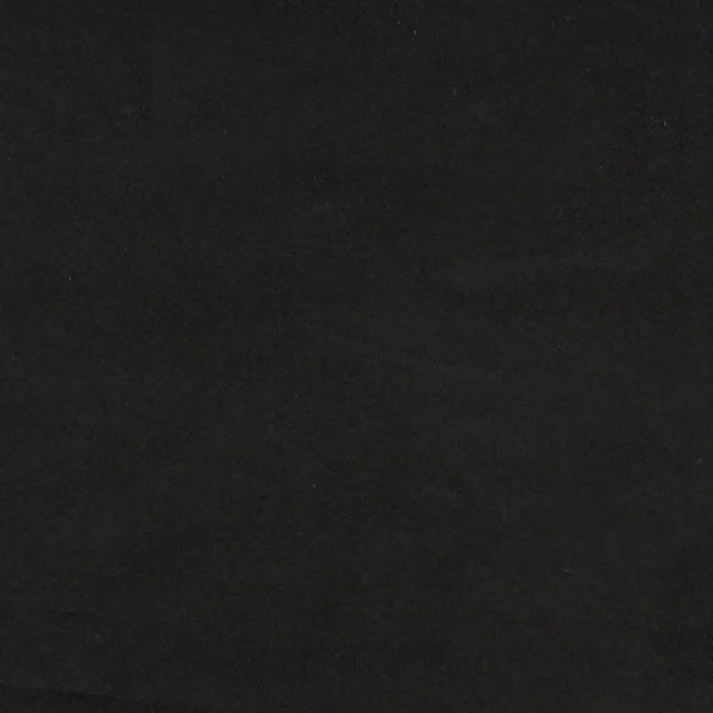 vidaXL Tête de lit Noir 144 cm Velours, Tête de lit Moderne, Accessoire Sympa pour Le lit, Confort Optimal, Mousse Durable, Upgrade déco Chambre