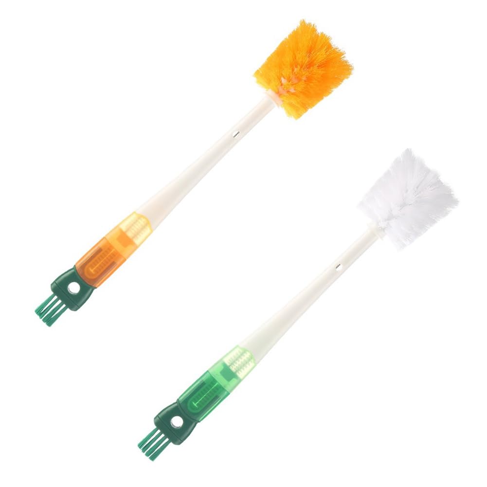 CTRLZS Bottle Brush Kit 5-In-1 Multifunctional Water Bottle Cleaning Brush Detail Brush for Cup Lid