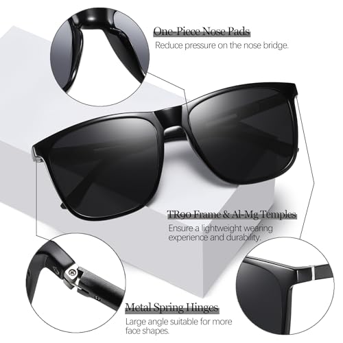 Polarized Sunglasses Women men Trendy Square Sun Glasses Driving Fishing Golf SY60483