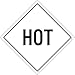 HOT P/S Vinyl DOT Vehicle Placard