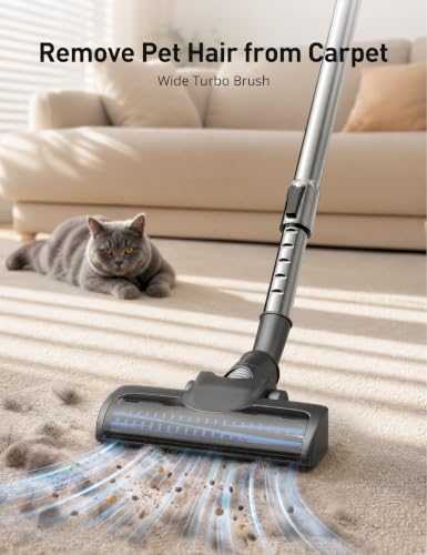 Image of Aspiron Canister Vacuum, 1600W /40Kpa Canister Bagged Vacuum,4QT Dust Bag, H13 HEPA Filter, 5 Tools, Pet-Friendly,Variable Power Control,for Carpets, Hardwood Floors, Stairs, Pet Hair, Household,Car