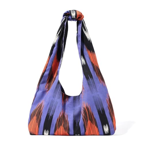 Image of Women's Shoulder Handbags Hobo Tote Purse for Women Purse Bag Aesthetic Boho Canvas Tote Bags Hippy Medium Totebag