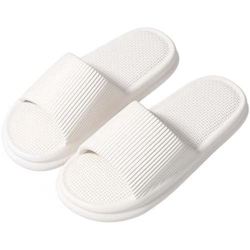 Milaloko Femmes Hommes Chaussons de Douche Sandales de Douche Antidérapantes de Salle de Bain...