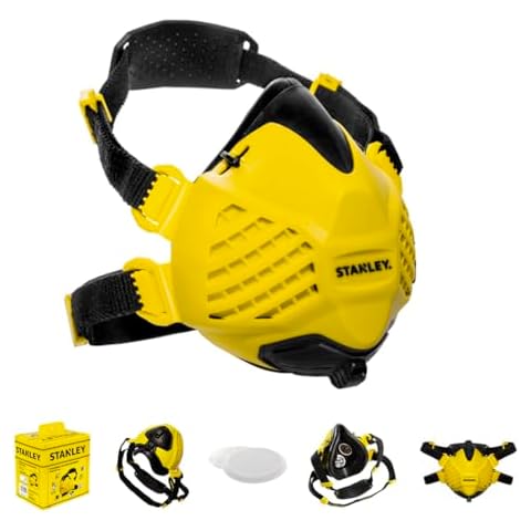 Stanley P3 Dust Mask with Face-Fit Technology Cover
