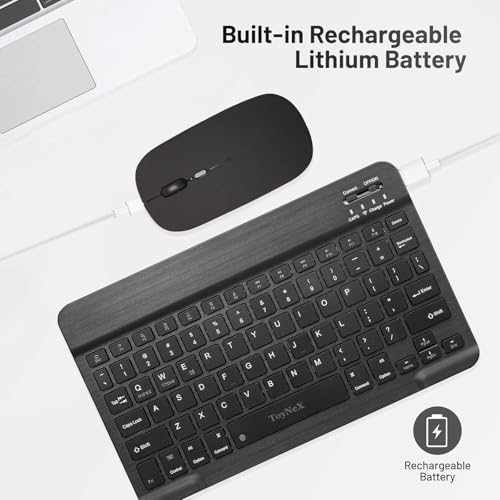 Image of G2800 Slim Multi-Device Bluetooth Keyboard and Mouse Combo (2.4GHz & BT) - Rechargeable, Full-Size Layout, Ultra-Lightweight Design for Windows /MaK /i-OS /Android. (Multi-Color)