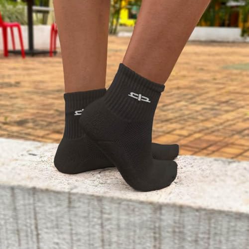 Image of HEELIUM Bamboo Socks for Women | Quarter Length | 3X Softer than Cotton Socks | Odour-Free & Breathable | Superior Comfort & Cushioned Base