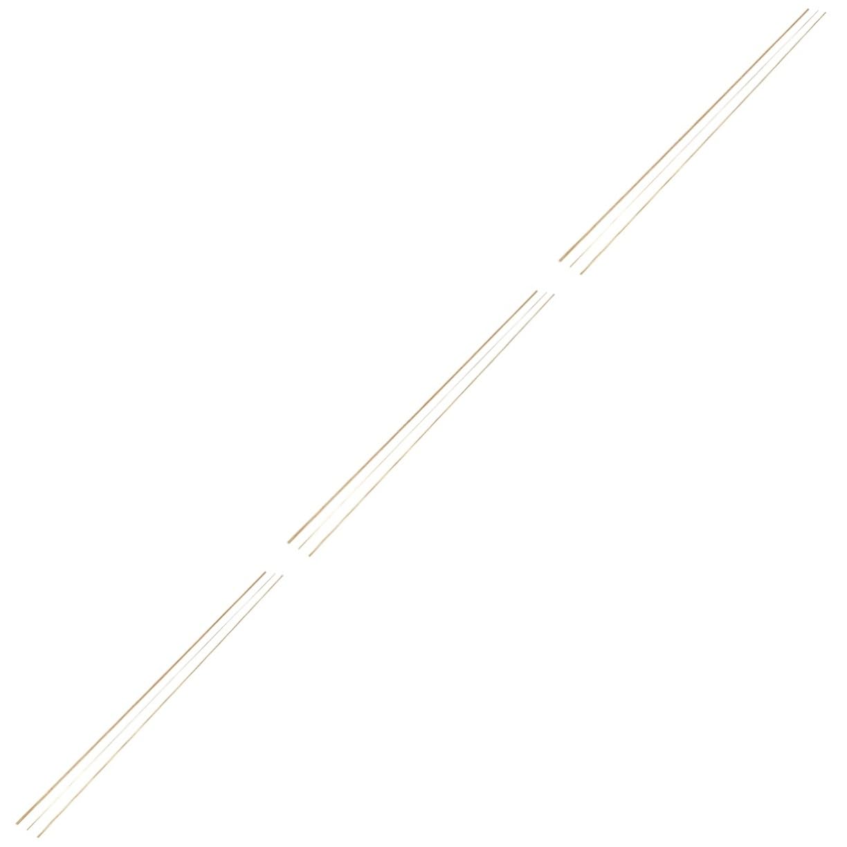 9 Pcs Brass Rod DIY Craft Making Rods Handicraft Rods Handle Material Brazing Rods Craft Making Bars DIY Craft Making Supply Handle Pin Rods for Handicraft Brass Round Bar NAMOARLY