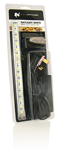 WhitePython LED Lights 1ft | Reptile LED Kit | Daylight White | 30cm | Mini LED