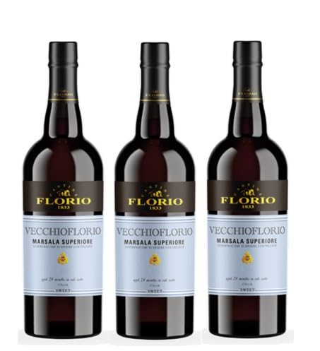 3x 0,75l - Cantine Florio - Vecchioflorio - Marsala Superiore - dolce