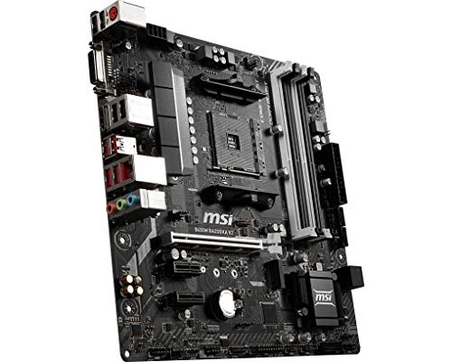 MSI B450M Bazooka V2 Motherboard mATX, AM4, DDR4, LAN, USB 3.1 Gen1, M.2, Mystic Light Sync, HDMI, DVI-D, AMD RYZEN 1st, 2nd and 3rd Gen