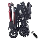 iCAN EasyFold X-12 2026 Automatic Folding Mobility Scooter – Lightweight 22Kg with Battery, Automatic Fold, Long Range, LED Display – Portable Mobility Scooter for Seniors, Class 2, UK Regulated.