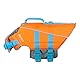 RC Pet Products Tidal Schwimmweste, verstellbare Hundeschwimmweste, Orange/Blaugrün, Größe M