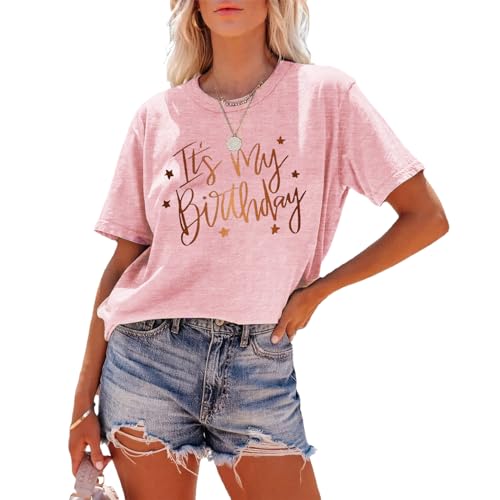 Birthday Shirts for Women Cute Birthday Squad Shirts Mama Shirts Birthday Gifts for Women3