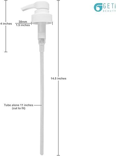 Miniatura 8 de Geti Beauty - Dispensador universal de champú de 128 onzas líquidas, jarras de detergente, acondicionador, desinfectante de manos, aceite de masaje,