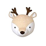 cabeza animal papel decoracion El cervatillo, el oso y el elefante son pequeños animales que a los niños les gustan mucho. Pueden agregar un montón de divertido a la habitación del bebé.