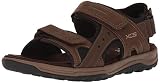 Rockport Men's Trail Technique Hook and Loop Sandal Sandal, brown, 10 W US