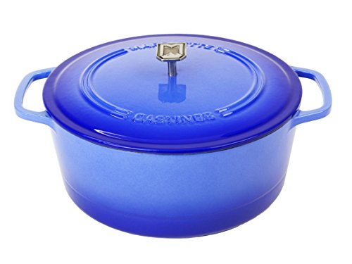Marquette Castings 4 qt. Cast Iron Dutch Oven (Superior Blue) Marquette Castings 4 qt. Cast Iron Dutch Oven (Superior Blue)