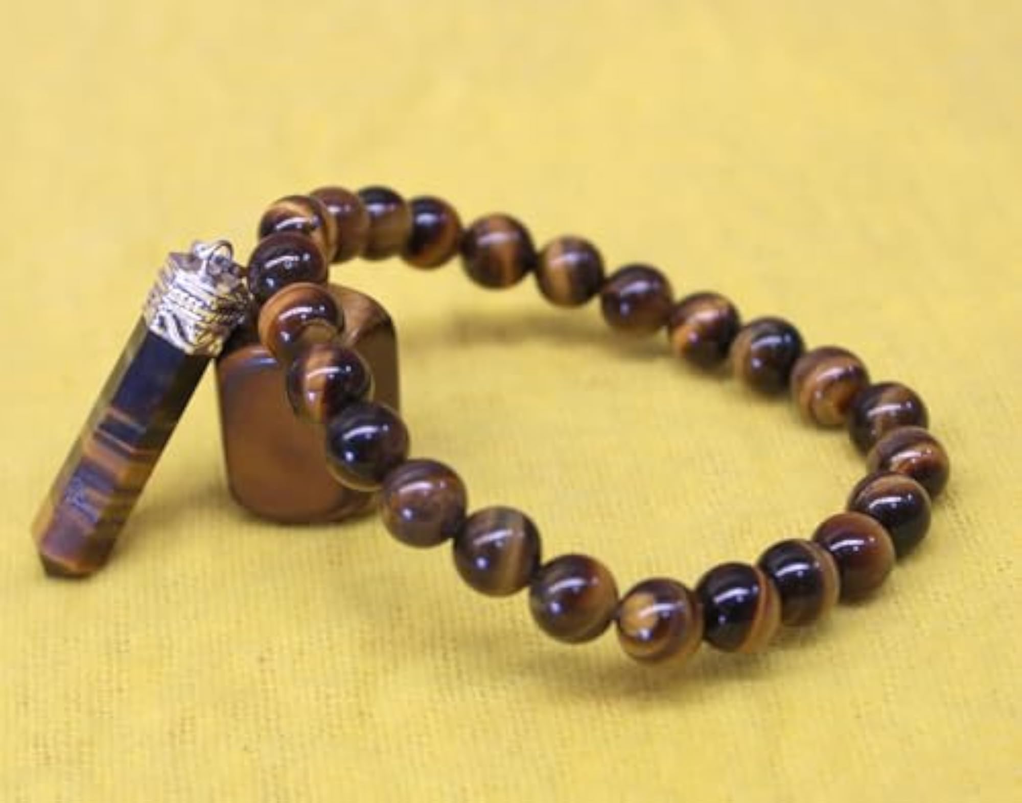 Jet Tiger Eye Stone Crystals for Protection and Confidence
