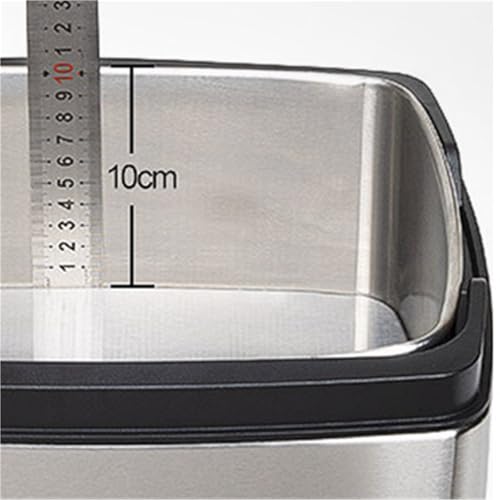 Commercial Outdoor Trash Can with Lid - Heavy-Duty Waste Container for Yard, Garage & Patio - Durable Black Garbage Bin for Easy Waste Disposal