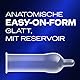 Durex Performa Kondome – mit 5 % benzocainhaltigem Gel & anatomische Easy-On-Form mit Reservoir für bequemen Sitz – 12er Pack (1 x 12 Stück)