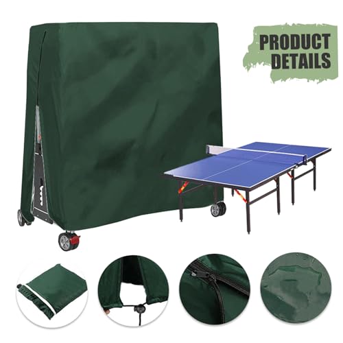 Bâche table de ping-pong imperméable et anti-poussière avec zip intégral