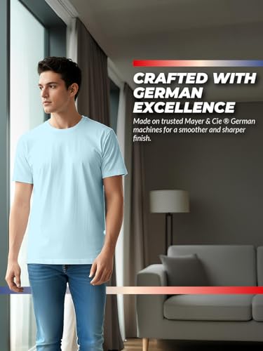 Image of 100% PIMA Cotton T Shirt for Man | Premium Men T-Shirts Regular Fit | Half Sleeve Round Neck Cotton Tshirt for Man | Mens Tees Made for Indian Climate | Available in 10 Colours