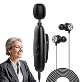 IceHeat Sound Amplifier for Seniors, Automatic noise reduction enhances voices, suppresses howling. Instant on-and-use with 7-button volume adjustment for simple, intuitive operation
