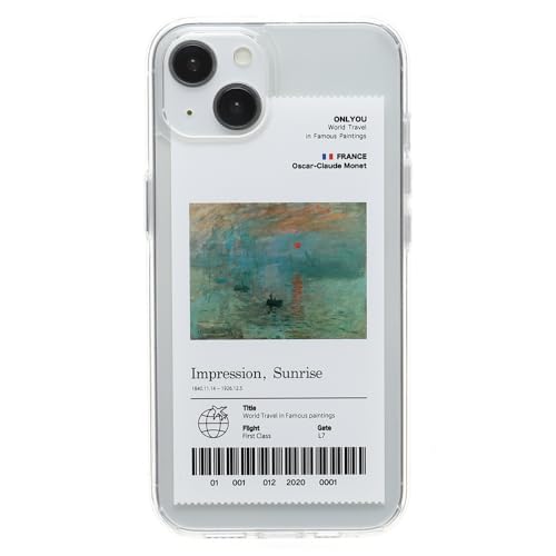 ONLYOU iPhone 16e �p �P�[�X ���킢�� �؍� pc tpu �G�� �A�[�g �C���X�g ��� ���̏o �N���[�h�E���l �O�b�Y �J�o�[ �A�C�t�H��16e �P�[�X(iPhone 16e Impression Sunrise)