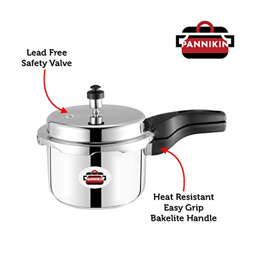 Image of Stainless Steel Pressure Cooker (3Liters)