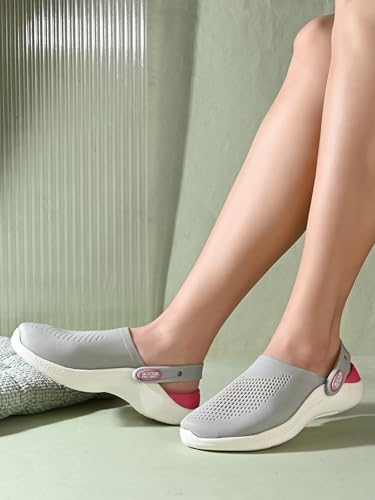 Image of Clogs for Women | Cushioned EVA Slip-On Sandals with Back Strap | Lightweight Anti-Slip Everyday Wear Footwear