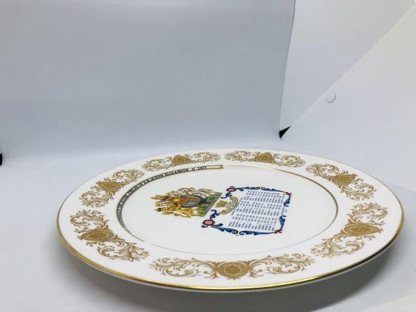  エリザベス2世 シルバージュビリー プレート 1977 年のヴィンテージ エリザベス 2 世女王シルバー ジュビリー