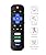 Universal Replacement Remote Control for Roku TV, Compatible for TCL/Onn/Hisense/Philips/Sharp/Westinghouse/Insignia etc R0KU TVs (Not for RokuStick and Box)